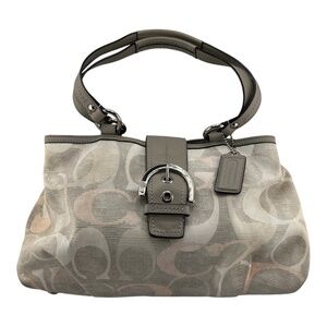 Coach Soho Optical Linen East/west Tote